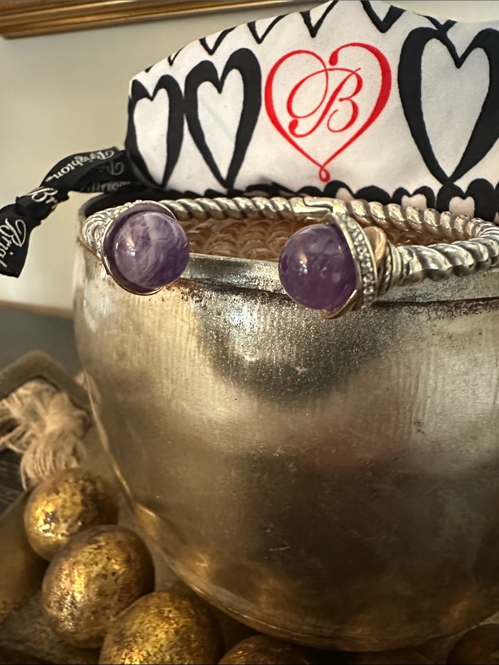 Brighton Neptune’s Rings Open-Front Bangle